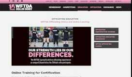 
							         Officiating Education » WFTDA Roller Derby Resources								  
							    