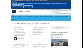
							         Offizielle Website der Europäischen Union | Europäische Union								  
							    