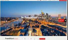 
							         Offizielles Reiseportal der Stadt Frankfurt am Main								  
							    