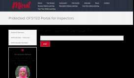 
							         OFSTED Portal for Inspectors – Minet Infant School								  
							    