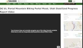 
							         OG Vs. Portal Mountain Biking Portal Moab, Utah Stabilized ...								  
							    
