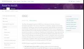 
							         OGC—Portal for ArcGIS | ArcGIS Enterprise								  
							    