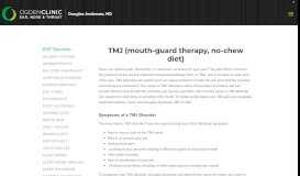 
							         Ogden TMJ: Mouth Guard Therapy, No-Chew Diet | Douglas Anderson ...								  
							    