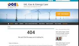 
							         OGEL 3 (2012) - Browse Issues - Journal - OGEL Journal (Oil, Gas ...								  
							    