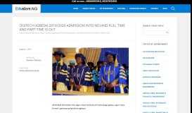
							         Ogitech (Igbesa) 2019/2020 Admission Into Nd,Hnd Full Time And ...								  
							    