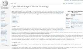 
							         Ogun State College of Health Technology - Wikipedia								  
							    