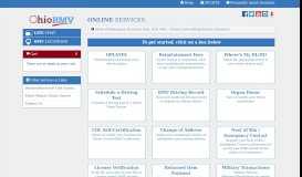 
							         Ohio BMV - Online Services								  
							    