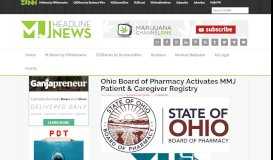 
							         Ohio Board of Pharmacy Activates MMJ Patient & Caregiver Registry ...								  
							    