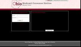 
							         Ohio Medicaid Hotline - Member Portal								  
							    