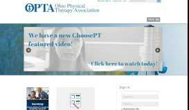 
							         Ohio Physical Therapy Association								  
							    