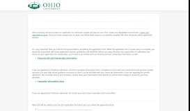
							         Ohio University - ApplyWeb								  
							    