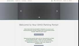 
							         Ohio University - Parking Portal								  
							    