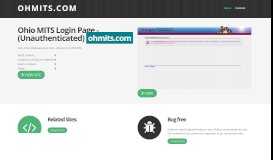 
							         ohmits.com Ohio MITS Login Page - (Unauthenticated)								  
							    