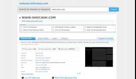
							         ohocash.com at Website Informer. Visit Ohocash.								  
							    