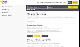 
							         Oil and Gas Jobs - NES Global Talent								  
							    