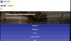
							         Oil & Gas Supply Chain Management Portal - Daleel								  
							    