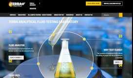 
							         Oil Lab: Fluid Sampling & Oil Analysis | Terra Analytical								  
							    