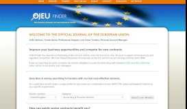 
							         OJEU Tenders | The Official Journal Of The European Union, UK ...								  
							    