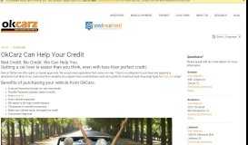 
							         Okcarz.com | Repair Your Credit and Get a Warranted Used Car, Truck ...								  
							    