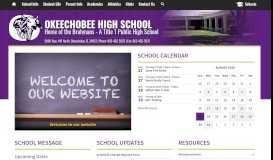 
							         Okeechobee High School								  
							    