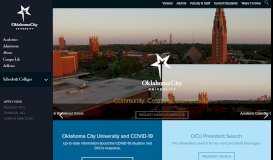 
							         Oklahoma City University: Home								  
							    