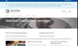 
							         Oklahoma Corporation Commission Petroleum Storage Tank Division								  
							    
