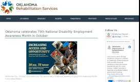 
							         Oklahoma Department of Rehabilitation Services |								  
							    