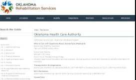 
							         Oklahoma Health Care Authority | Oklahoma Department of ...								  
							    