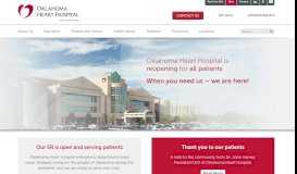 
							         Oklahoma Heart Hospital: Providing Cardiovascular Care								  
							    
