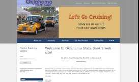 
							         Oklahoma State Bank								  
							    
