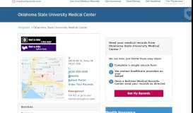 
							         Oklahoma State University Medical Center | MedicalRecords.com								  
							    