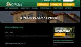
							         Okta User Information | TI3 - Saint Leo University								  
							    