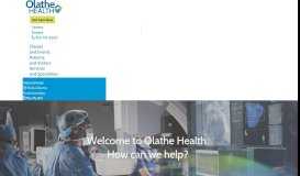 
							         Olathe Health								  
							    