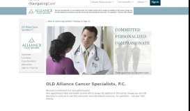 
							         OLD Alliance Cancer Specialists, P.C. - Navigating Care								  
							    