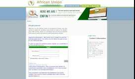 
							         Old E-recruitment system - AUC - Recruitment - African Union ...								  
							    