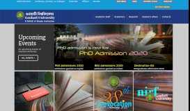 
							         Old Website - Gauhati University								  
							    