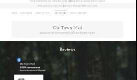 
							         Ole Town Med - Clinic Resources, Events Calendar | Ole Town Med								  
							    