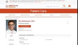 
							         Ole Vielemeyer, M.D. | Weill Cornell Medicine								  
							    