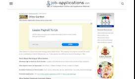 
							         Olive Garden Application Online - Print Job Employment Form								  
							    