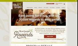 
							         Olive Garden Rewards - Membership Program								  
							    