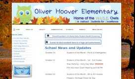 
							         Oliver Hoover Elementary School								  
							    