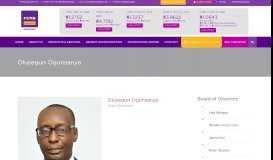 
							         Olusegun Ogunsanya - FCMB Pensions								  
							    