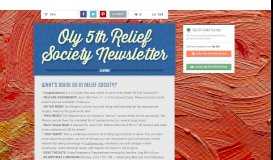 
							         Oly 5th Relief Society Newsletter | Smore Newsletters for Education								  
							    
