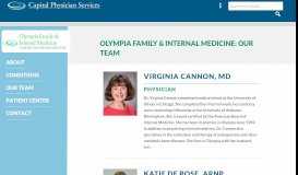 
							         Olympia Family & Internal Medicine: Our Team - Capital Physician ...								  
							    