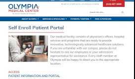 
							         Olympia Medical Center: Self Enroll Patient Portal								  
							    
