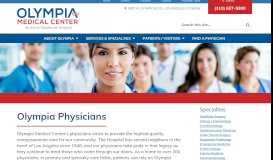 
							         Olympia Physicians - Olympia Medical Center: OMC Physicians								  
							    