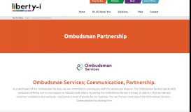 
							         Ombudsman Partnership - Communications - Liberty-i								  
							    