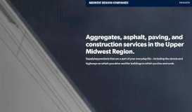 
							         OMG Midwest: Leading Asphalt & Aggregates Supplier								  
							    