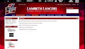 
							         OMHA Sites (Lambeth Minor Hockey)								  
							    