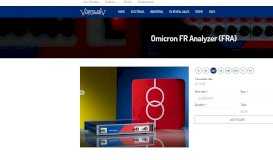 
							         Omicron FR Analyzer (FRA) | Megavar								  
							    